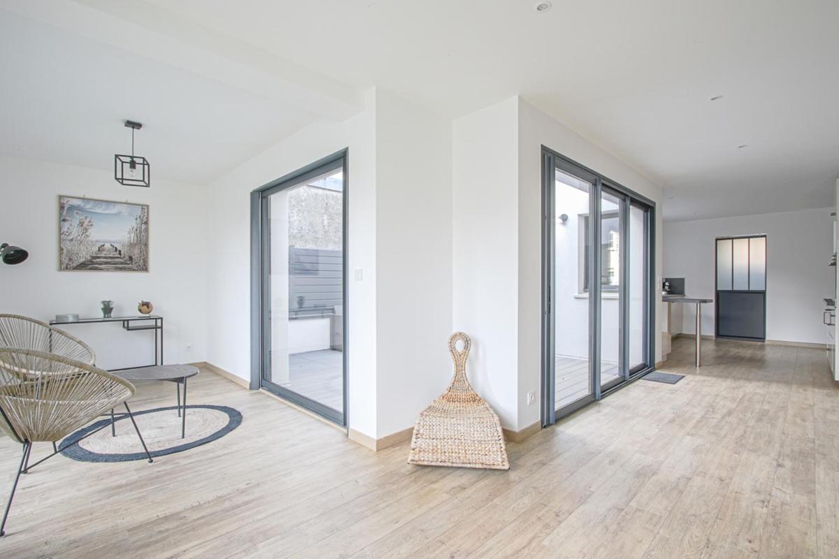 Quijote, Maison Moderne Avec Terrasse A Caen Exterior foto